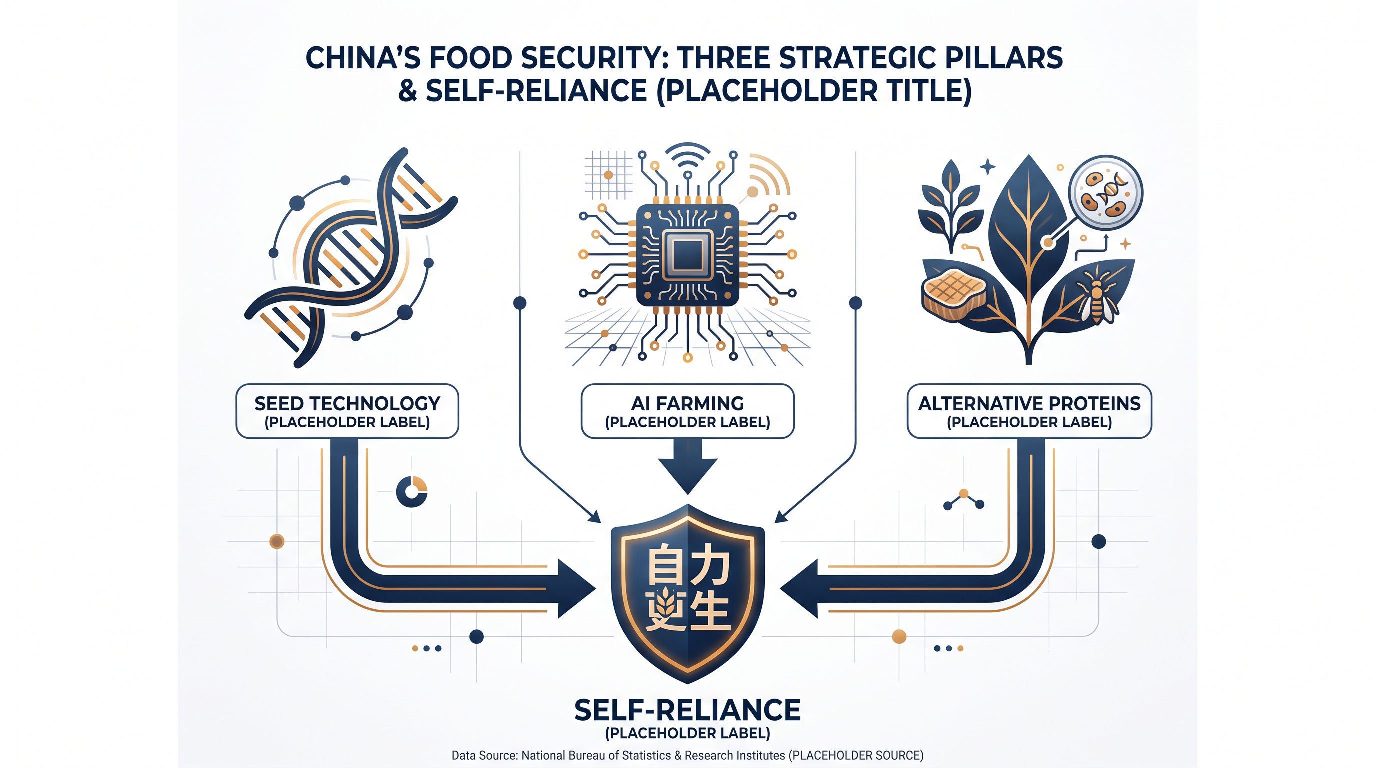 China's strategy relies on a combination of genetic engineering, technological modernization, and demand management.