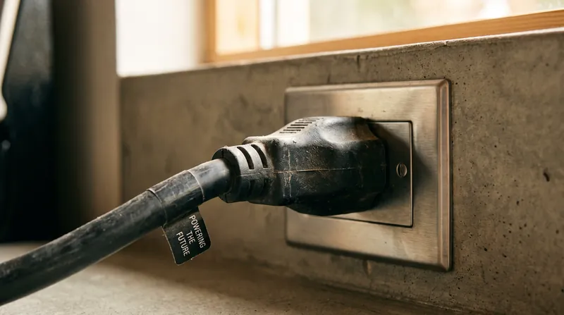 An unusually hot power cord or a faint smell of burning plastic are early warning signs of internal electrical failure.
