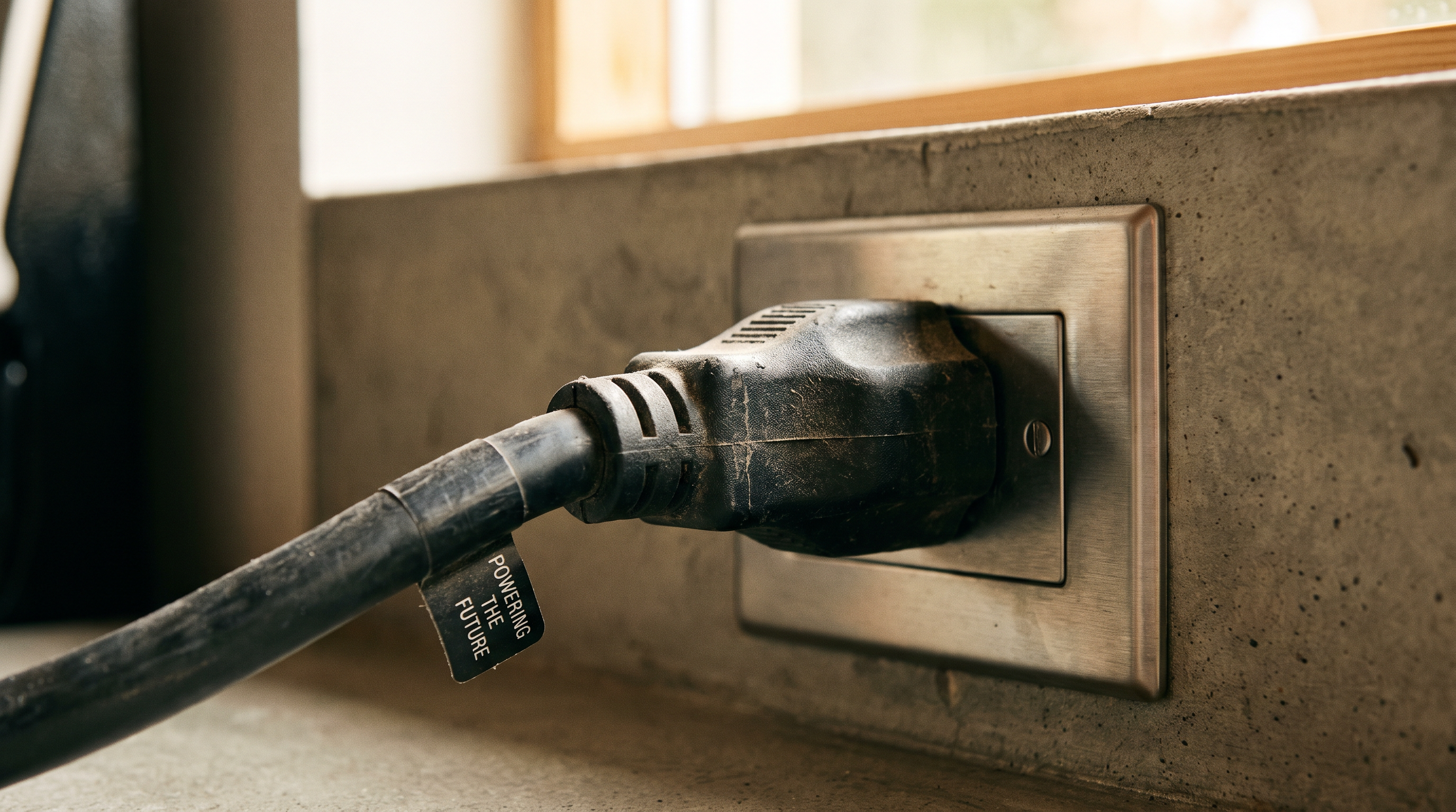 An unusually hot power cord or a faint smell of burning plastic are early warning signs of internal electrical failure.