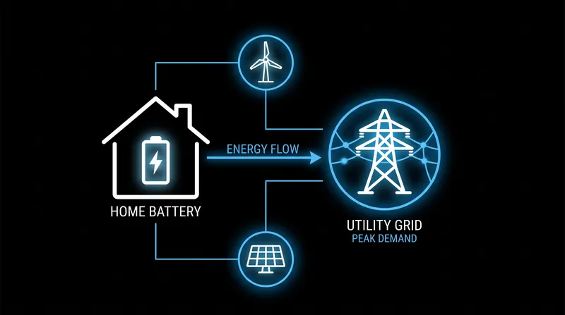 Virtual power plant programs allow homeowners to monetize their battery storage by supporting the grid.