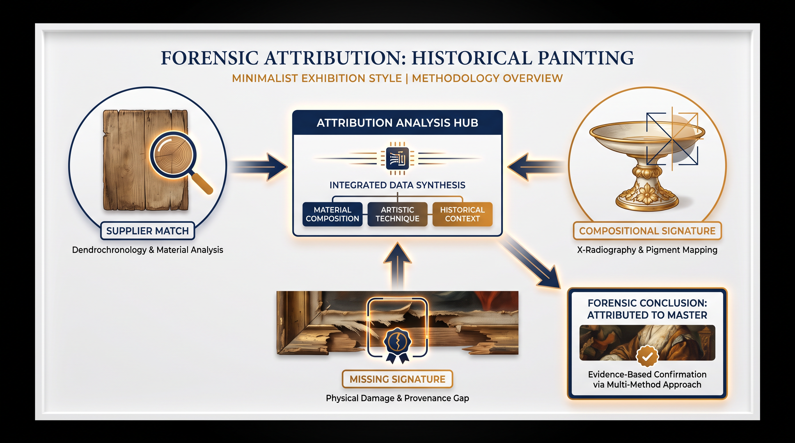 How curators use material science and compositional fingerprints to reattribute historical artworks.