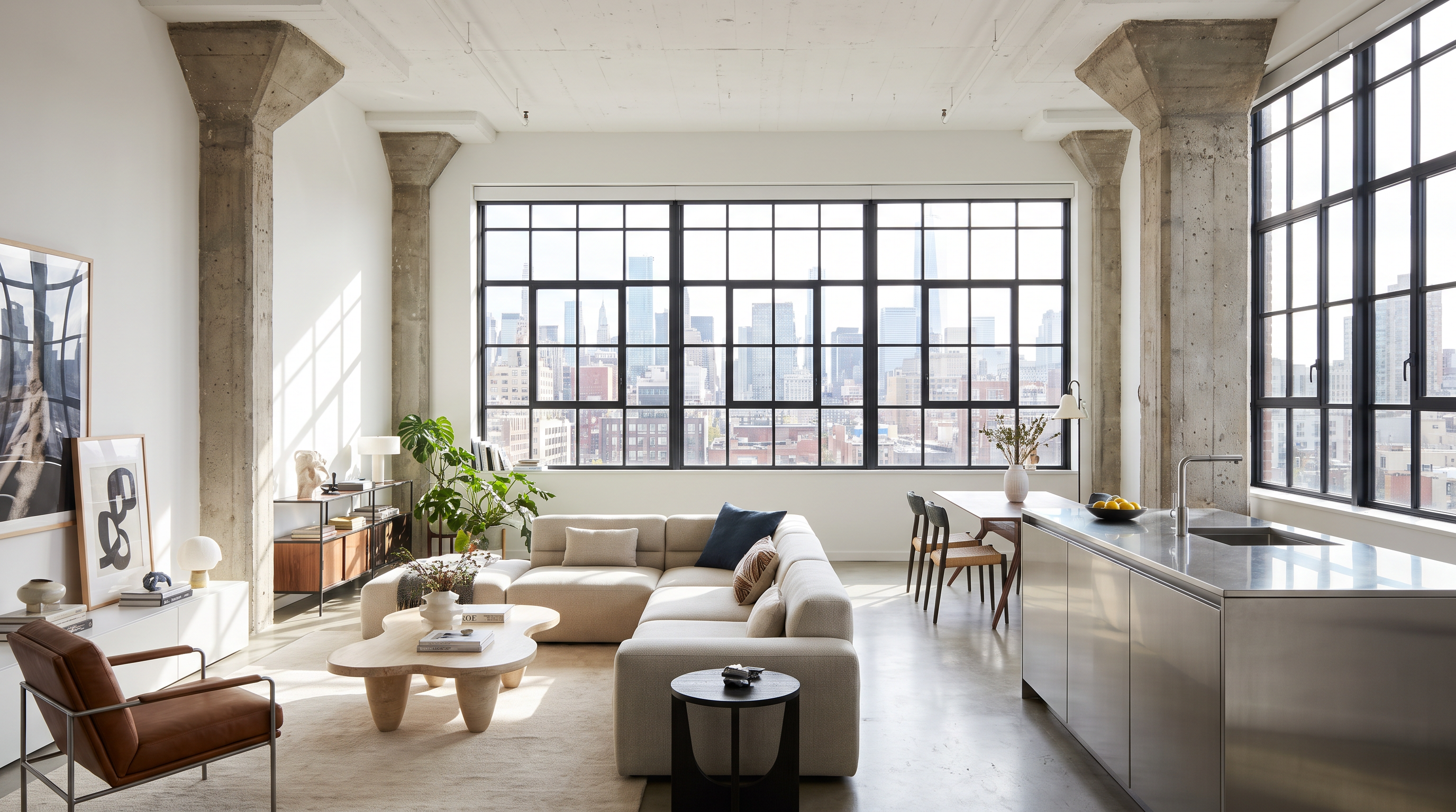 Former commercial spaces are being gutted to create high-ceiling residential lofts, adding critical housing supply to urban cores.