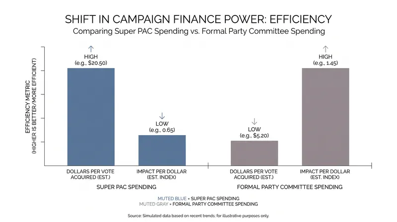 Formal party committees are expected to regain influence over Super PACs due to their ability to access discounted candidate advertising rates.
