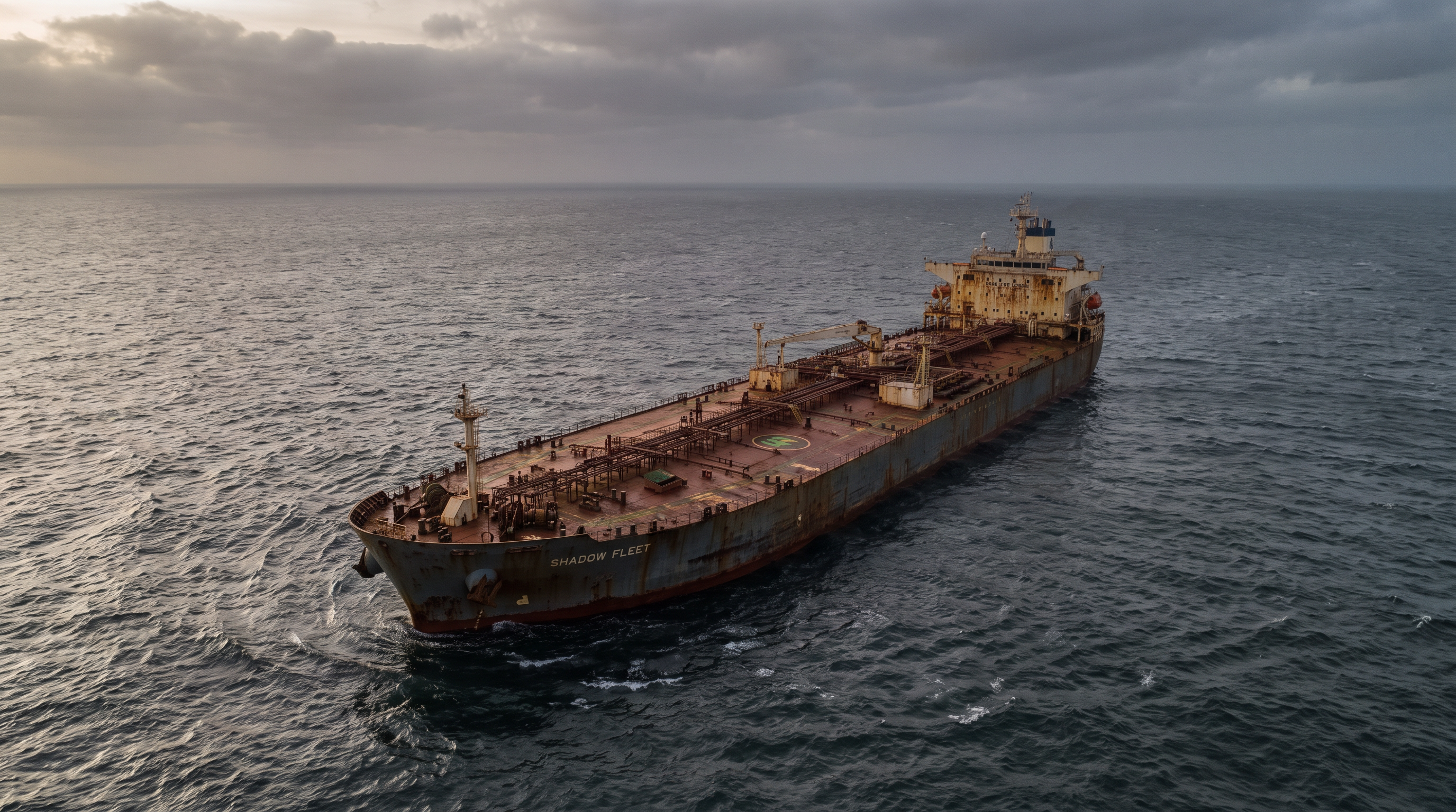 The bill also authorizes new penalties against the 'shadow fleet' of reflagged tankers used to bypass Western shipping restrictions.