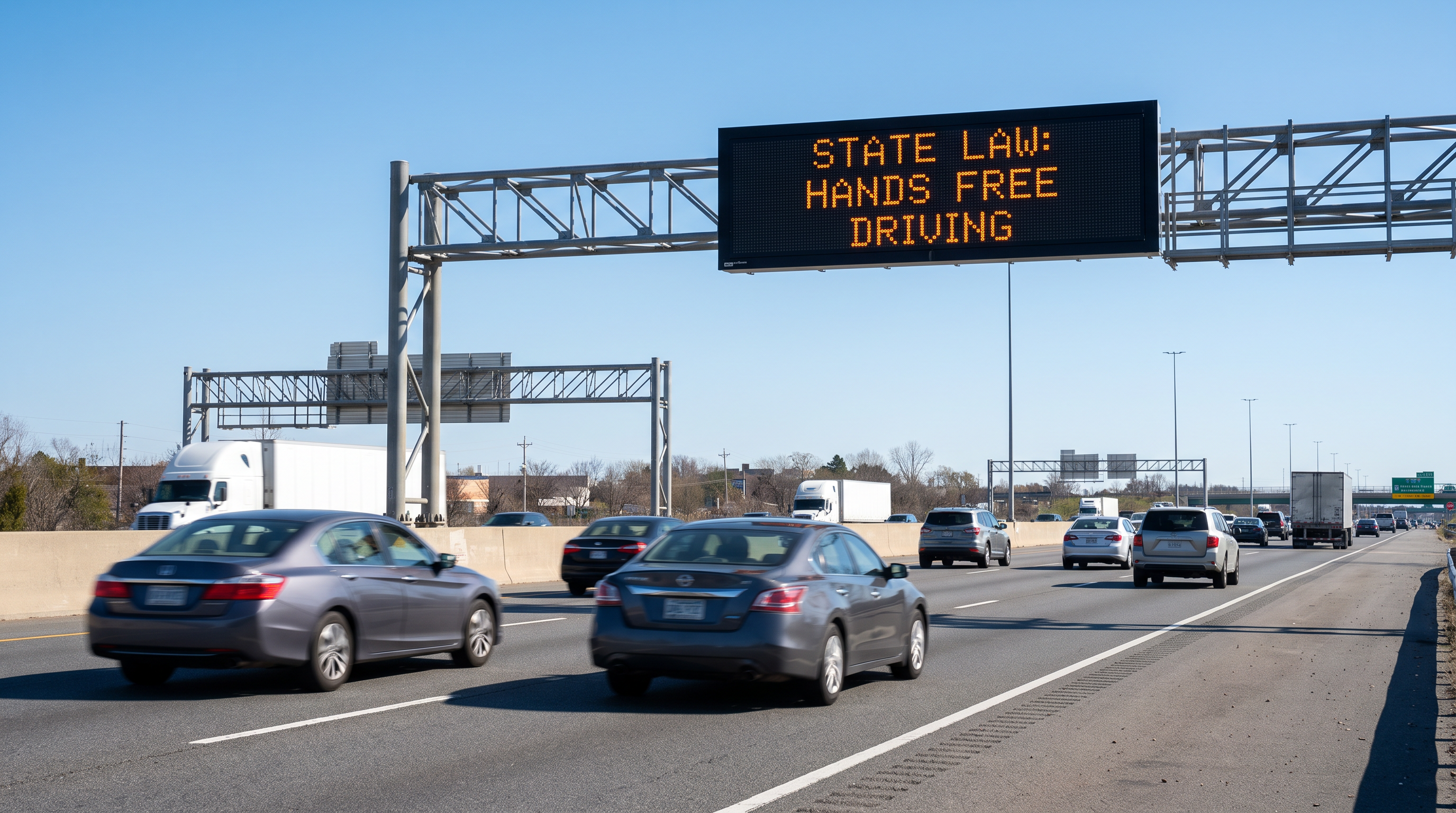 Crossing state lines can instantly change the legal requirements for phone use.