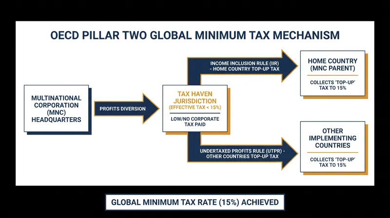 How the OECD's Pillar Two enforcement mechanisms were designed to capture under-taxed corporate profits.