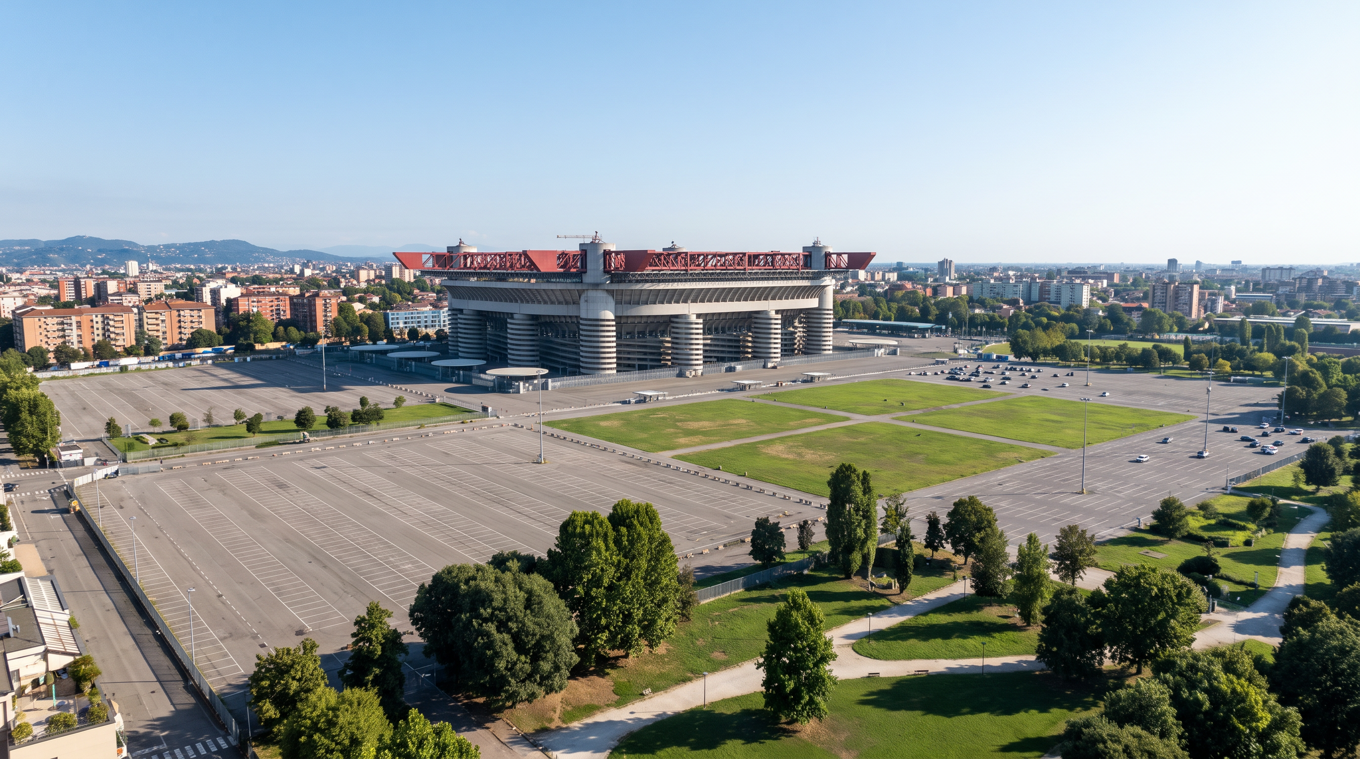 The new stadium will be constructed on the land immediately surrounding the current venue, requiring the construction of a new traffic tunnel.