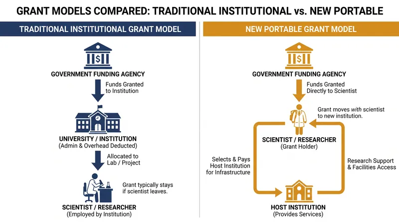 How the new portable grant model bypasses university administration.