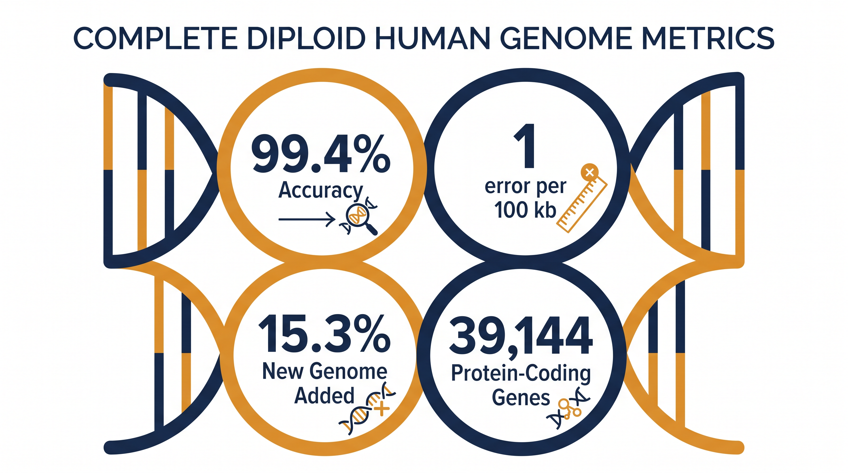 The HG002 diploid benchmark achieves unprecedented accuracy across both haplotypes.