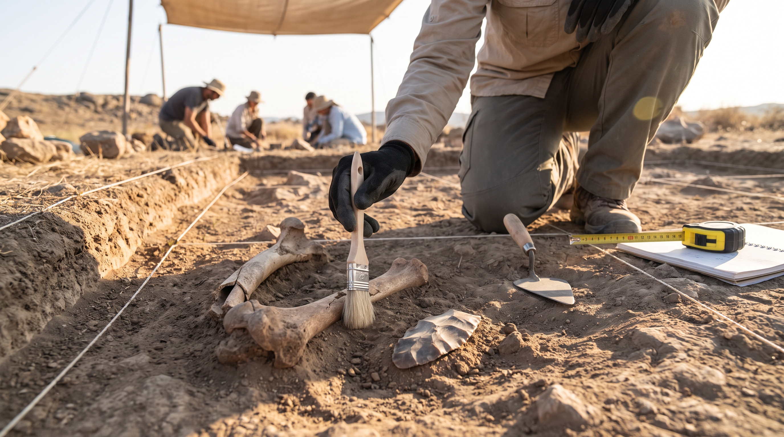 Excavators spent five years meticulously documenting the continuous stratigraphy of the cave.