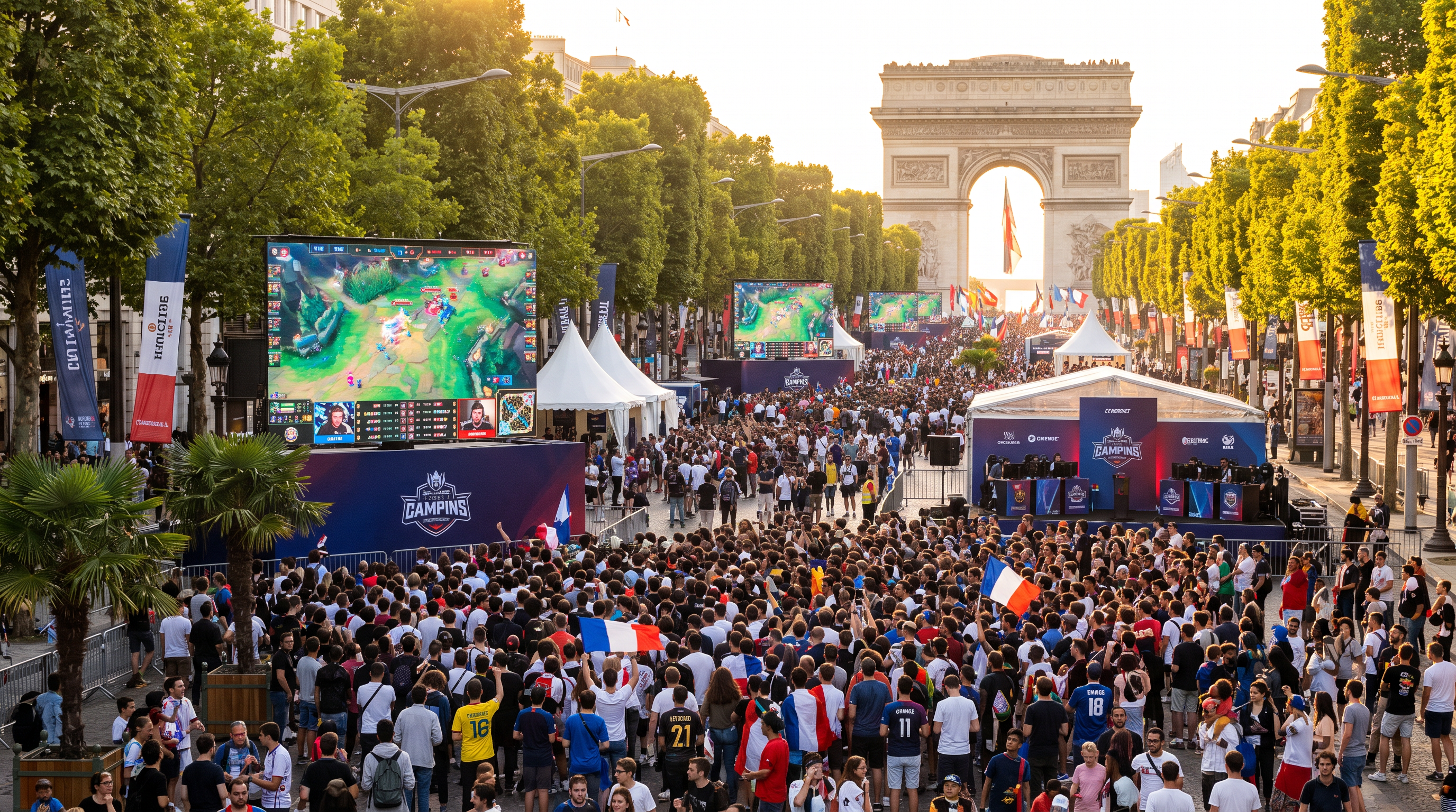 The relocation brings the Esports World Cup to the streets of Paris, including a massive public festival on the Champs-Élysées.
