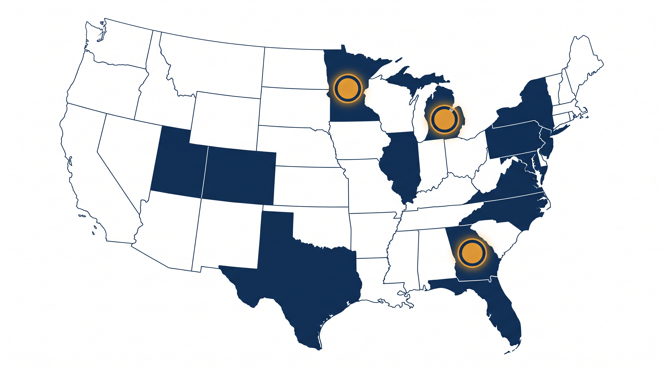 The campaign expanded from an initial cluster in Minnesota to affect facilities in at least 12 states.