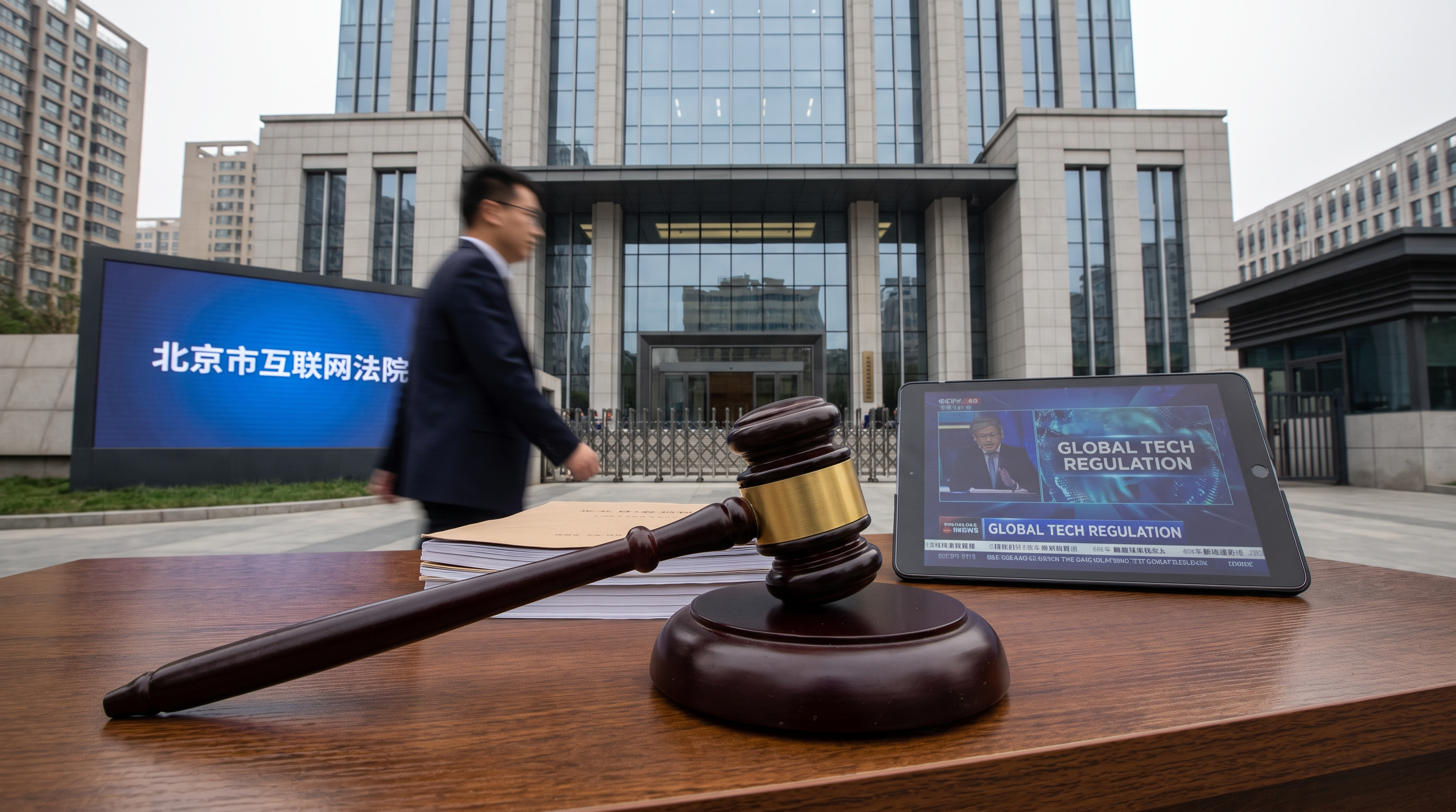 The initial hearing was delayed after publishers challenged the local court's jurisdiction.