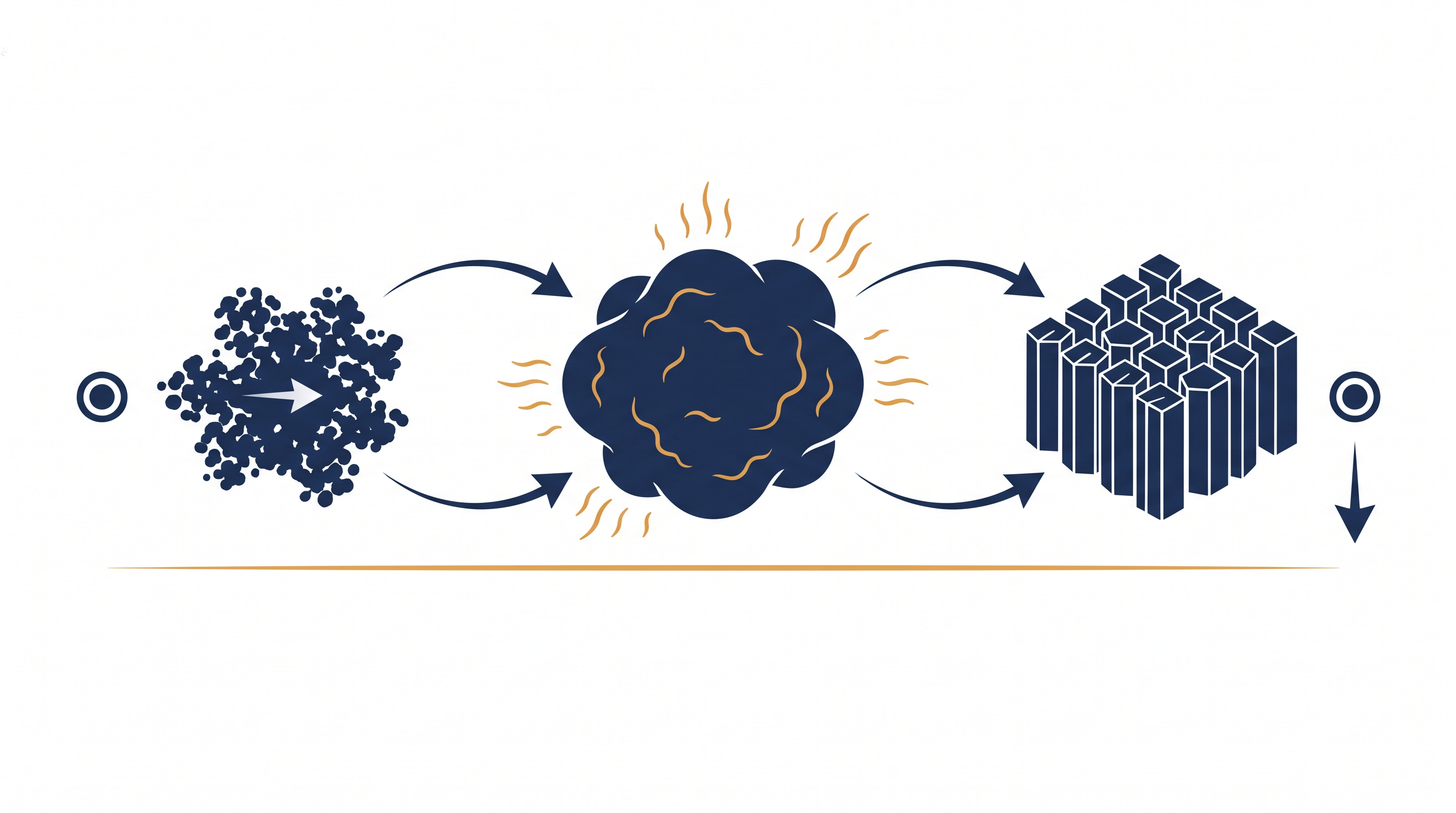 The process of retrogradation reorganizes starch polymers into a crystalline structure that resists human digestive enzymes.