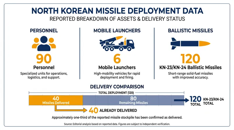 Intelligence estimates of the North Korean missile unit's structure and equipment.