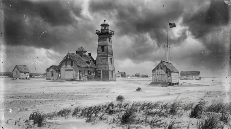 The Pea Island Life-Saving Station became the first in the nation to have an all-Black crew in 1880.