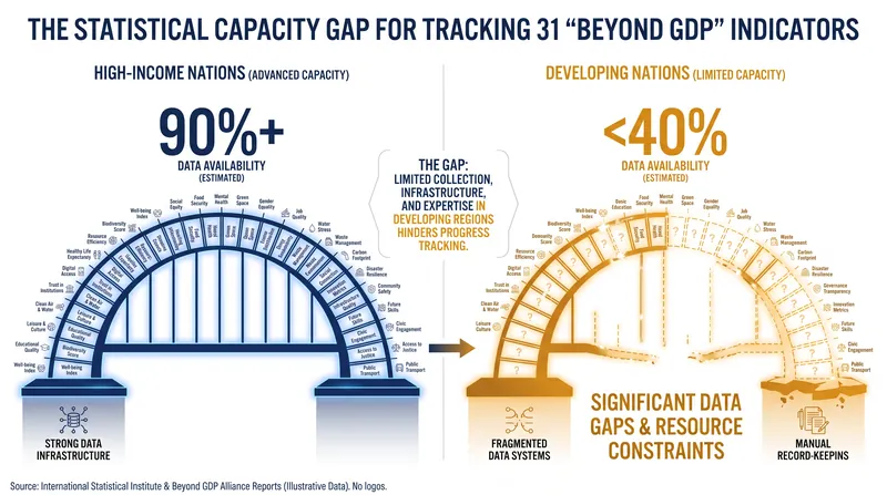 Implementing the dashboard requires massive statistical capacity-building in developing nations.