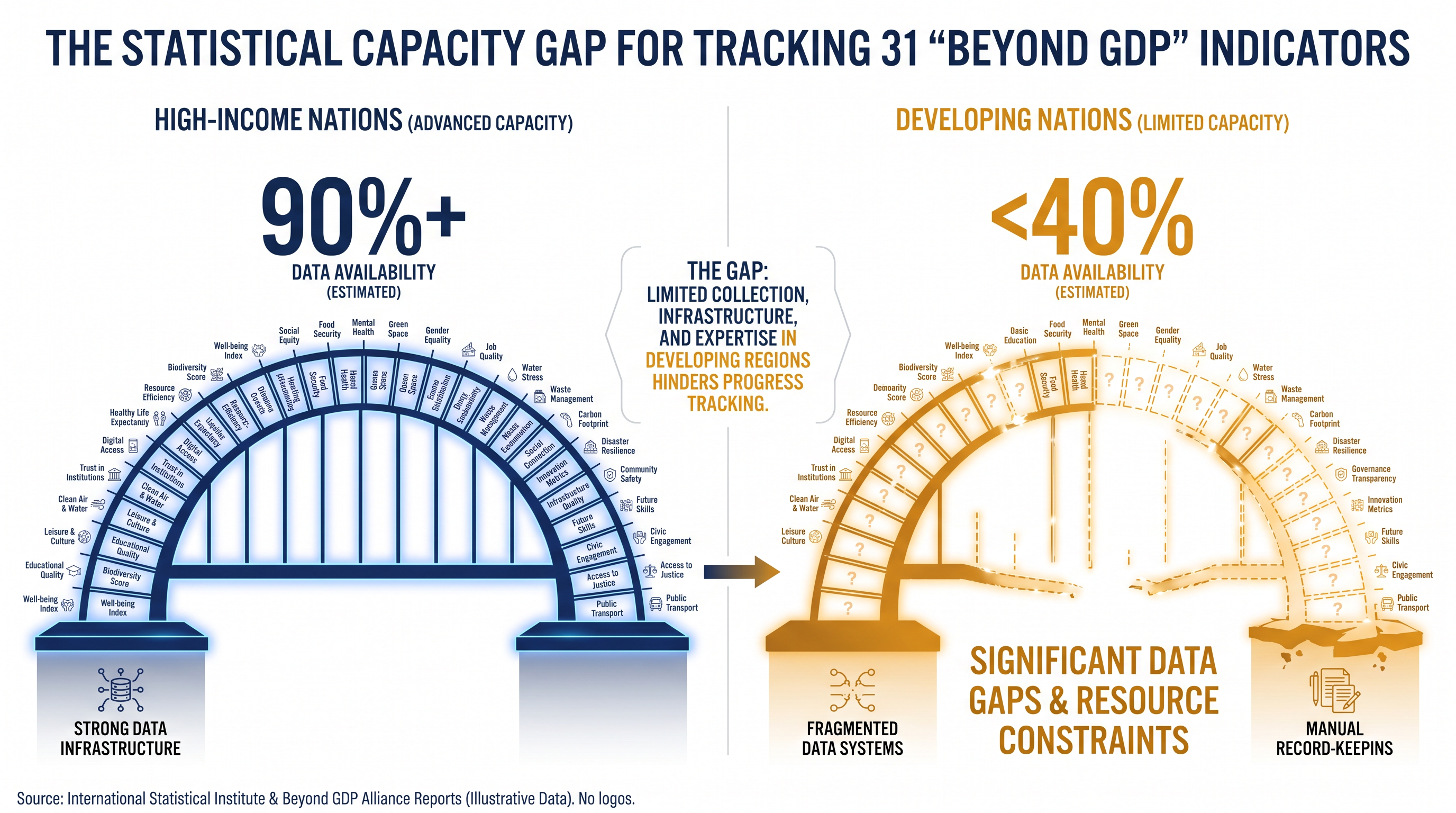 Implementing the dashboard requires massive statistical capacity-building in developing nations.