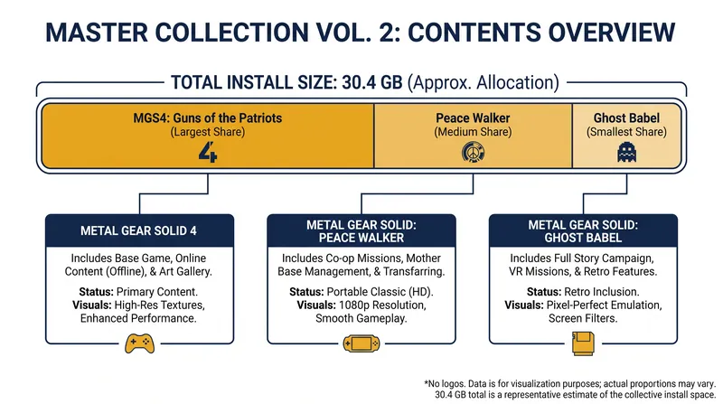 The Vol. 2 collection bundles three legacy titles alongside a newly rebuilt lore database.