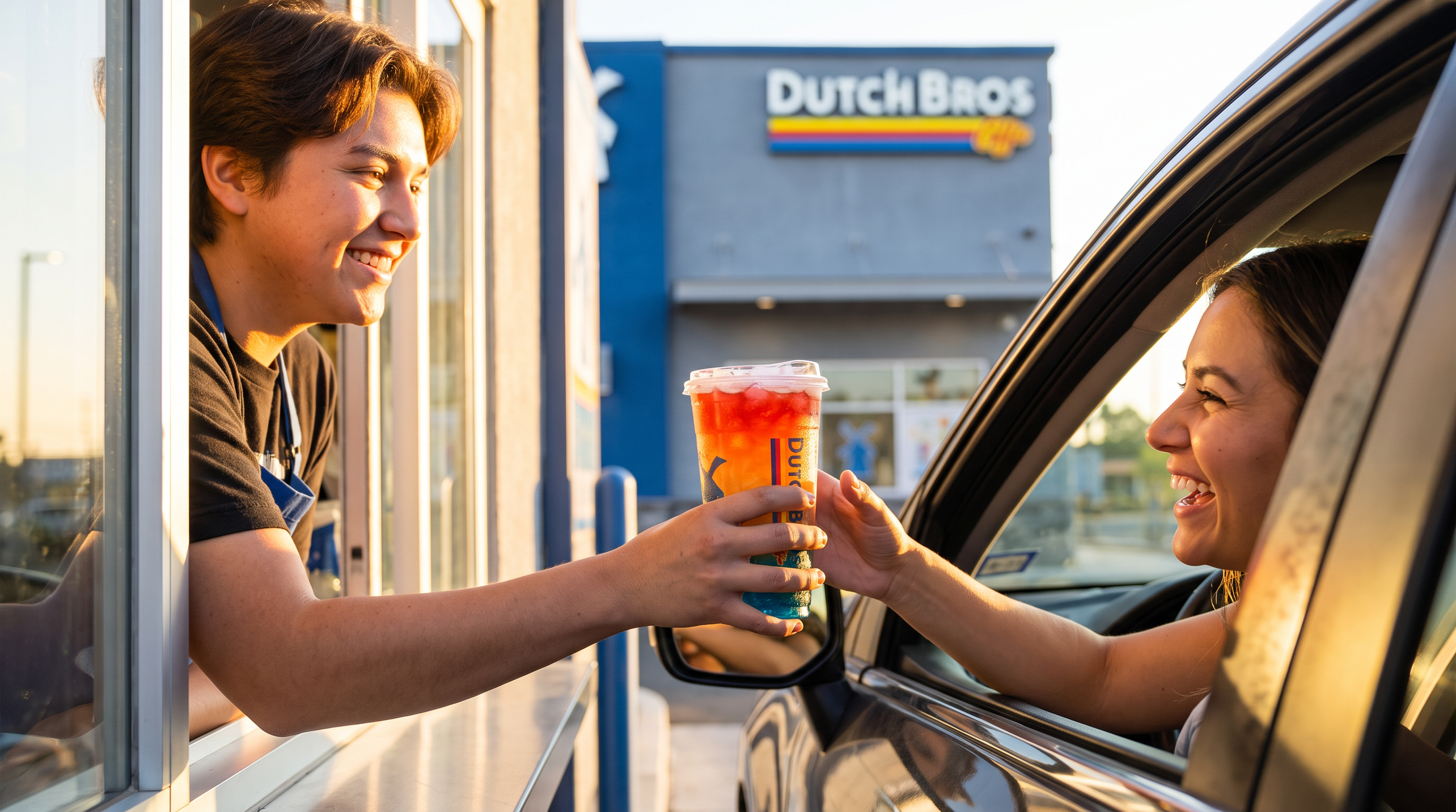 The compact buildings will be converted to serve coffee and energy drinks without requiring major structural changes.