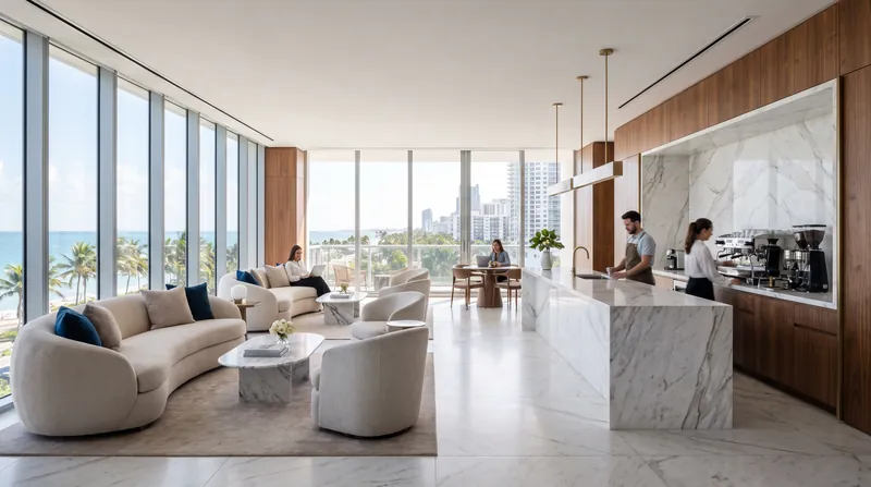 To attract top talent, developers are outfitting new Miami office spaces with hospitality-grade amenities that rival luxury hotels.