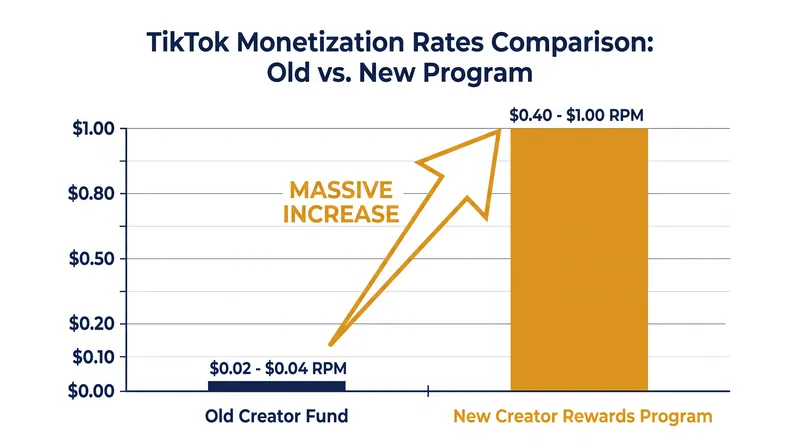 Average Revenue Per Mille (RPM) has surged since the retirement of the original Creator Fund.