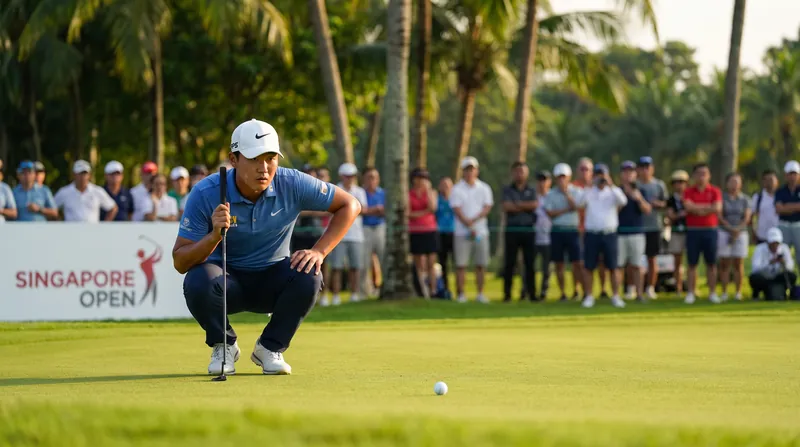 Jeongwoo Ham briefly held the number-one ranking after his dominant wire-to-wire victory at the Singapore Open.