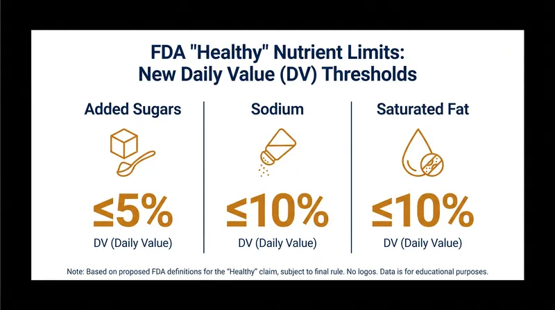 The new criteria cap added sugars and sodium while requiring meaningful amounts of whole foods.