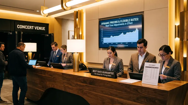 The transparency mandate applies equally to short-term lodging and live-event ticketing.