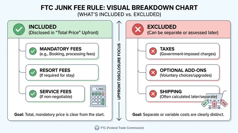 Understanding what is and isn't included in the upfront Total Price.