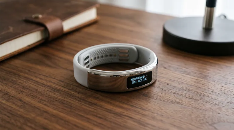 Non-invasive sensors like EMG wristbands can detect the electrical impulses that control muscle movements before the movement occurs.