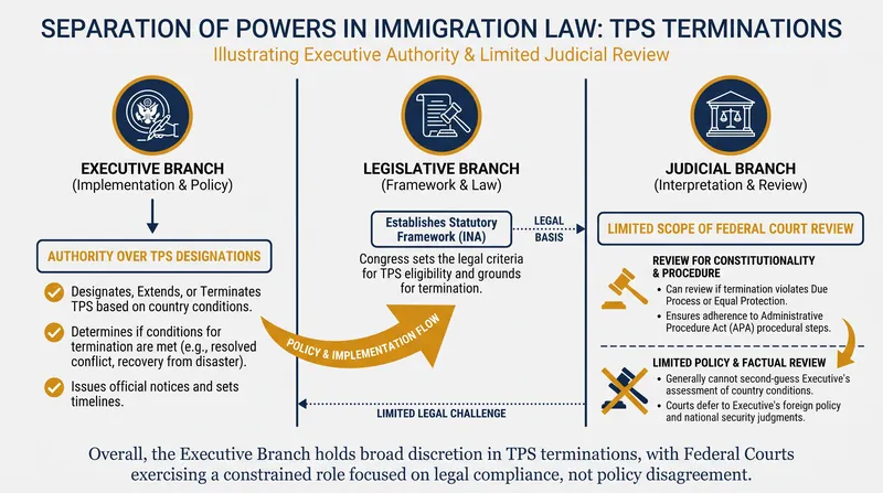 The ruling consolidates power over TPS designations entirely within the executive branch.