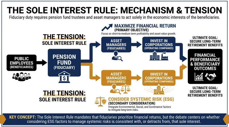 The traditional flow of pension capital is fracturing under competing definitions of fiduciary duty.