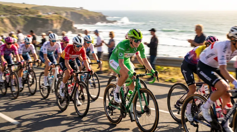 Lorena Wiebes secured the green jersey after dominating the early sprint stages.