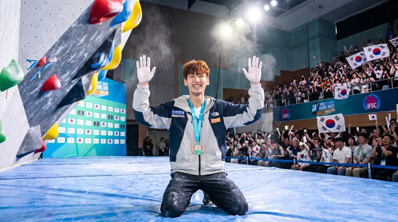 South Korea's Lee Dohyun has dominated the men's field with a combined score of 95 points.