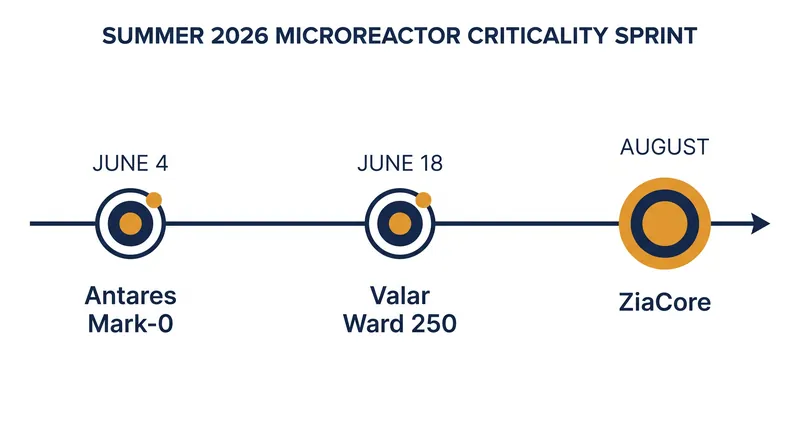 Driven by a federal mandate, multiple advanced reactor designs proved their core physics in rapid succession.