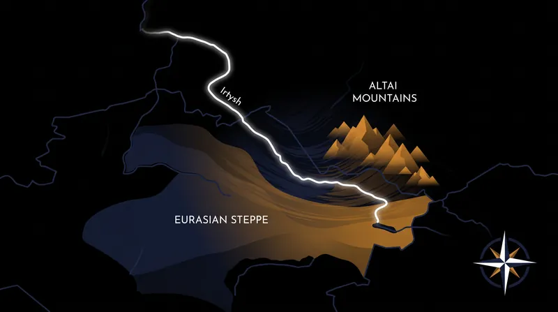Semiyarka's strategic location allowed it to control the flow of copper and tin from the Altai Mountains.
