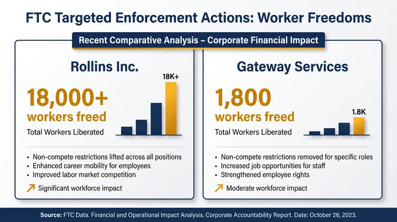 Recent FTC consent orders have voided blanket non-competes for thousands of workers.