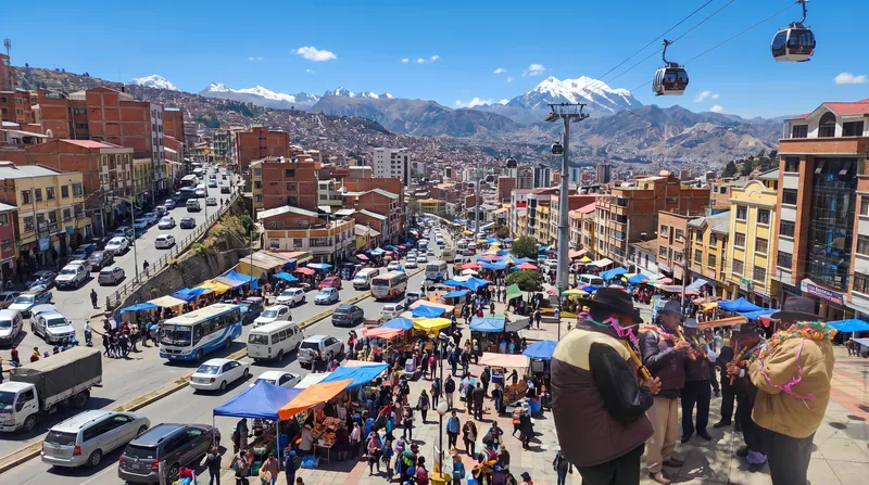 La Paz returns to normal operations after weeks of severe food and fuel shortages.