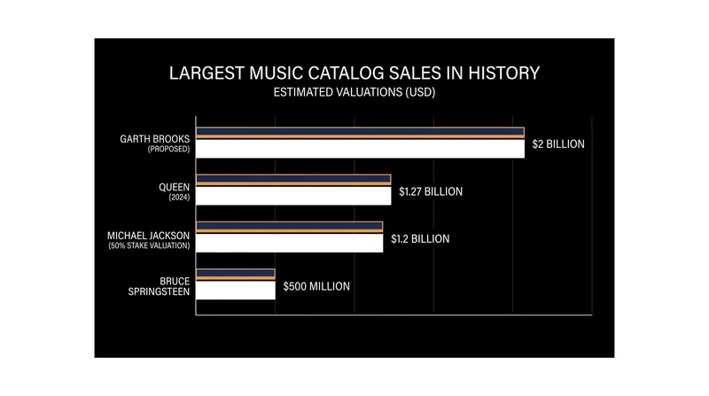 A $2 billion valuation would shatter the previous records set by Queen and the Michael Jackson estate.