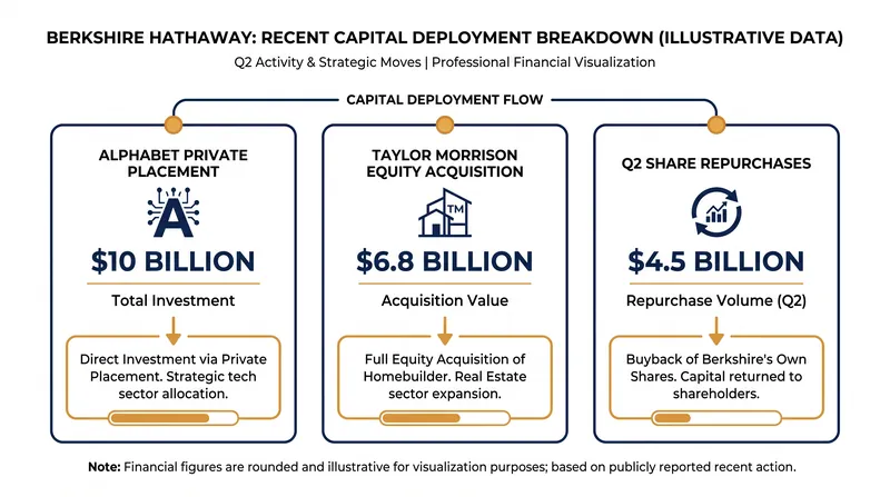 A breakdown of Berkshire Hathaway's targeted capital deployment under CEO Greg Abel.