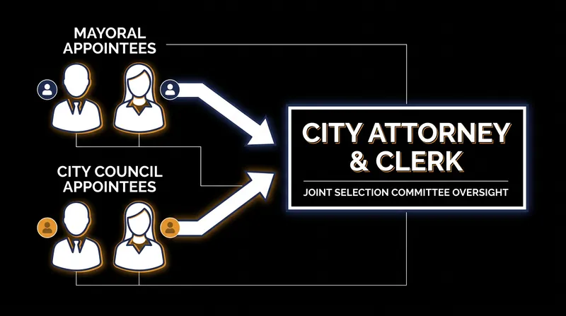 The proposed amendment would create a joint selection committee with equal representation from the mayor and the city council.