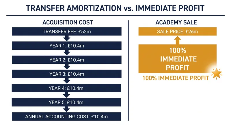 How Chelsea uses amortization and academy sales to stay compliant with financial rules.