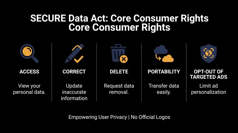 The legislation standardizes core consumer data rights across all 50 states.
