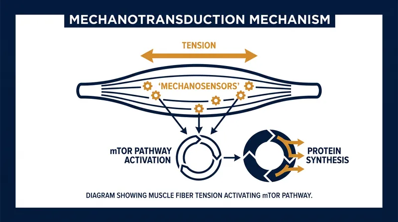 How muscle fibers translate physical force into chemical growth signals.