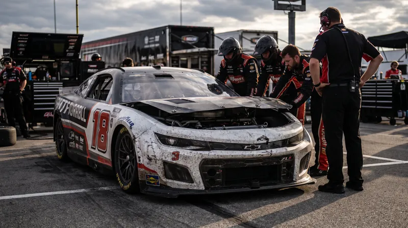 An early crash at Iowa Speedway dropped Tyler Reddick out of the top three in the championship standings.