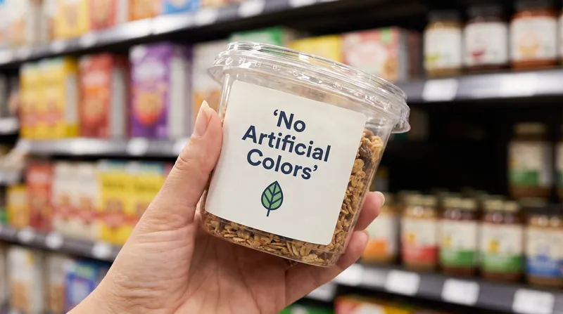 New FDA labeling rules allow products using natural plant extracts to proudly claim 'no artificial colors.'