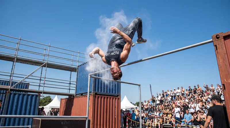 Elis Torhall returned to the World Cup circuit in spectacular fashion, winning the men's freestyle with an unmatched 18.2 difficulty score.