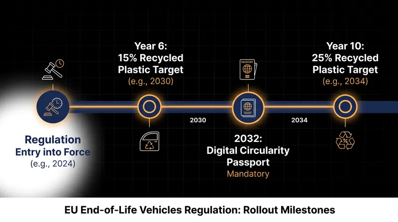The regulation phases in its most stringent requirements over a ten-year horizon, giving supply chains time to adapt.