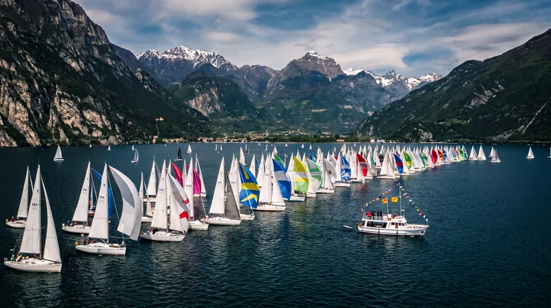 The Melges Reunion in Riva del Garda provided a spectacular backdrop for the series' mid-season reshuffle.